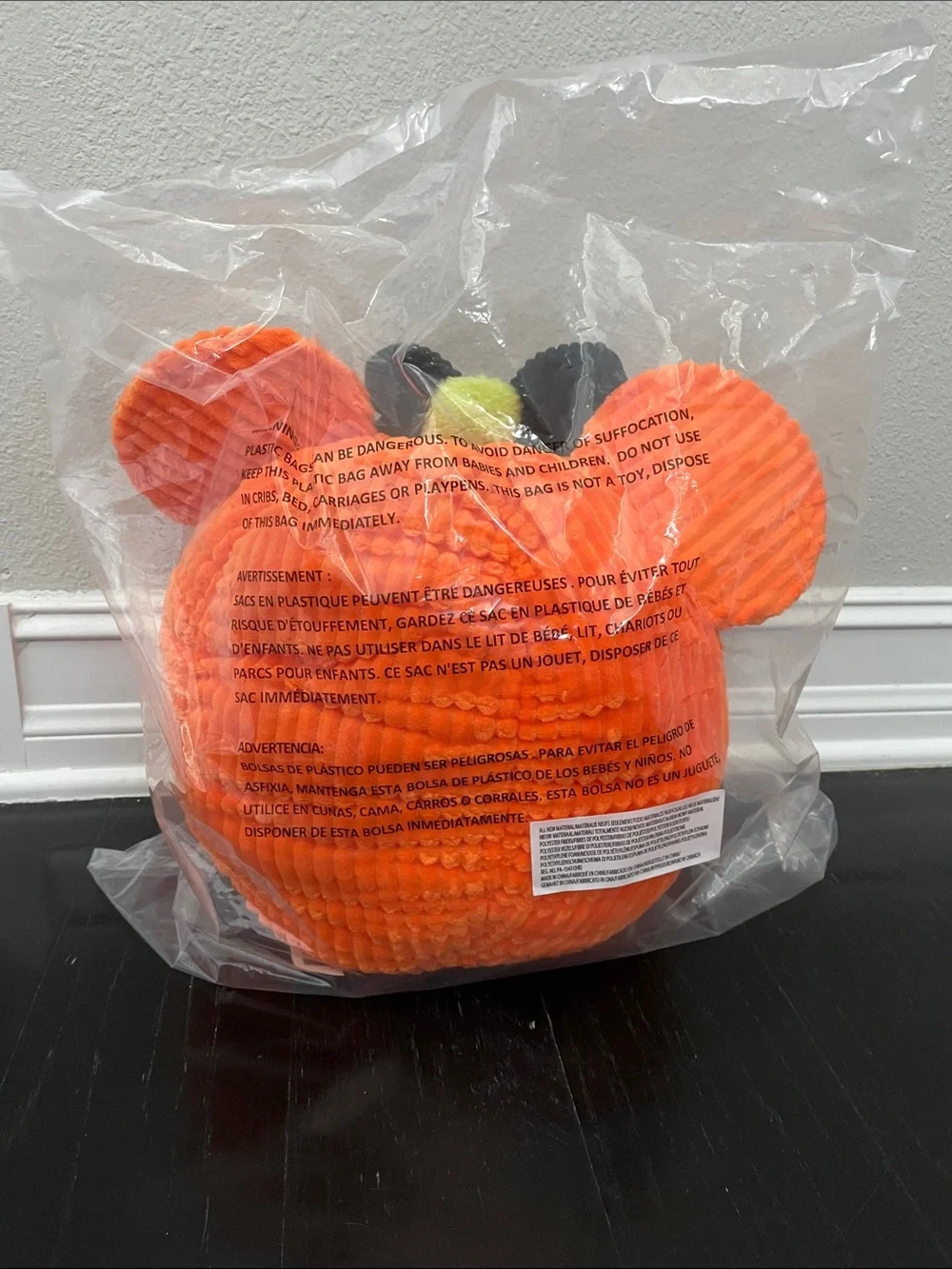 Disney Halloween Minnie Pumpkin Plush